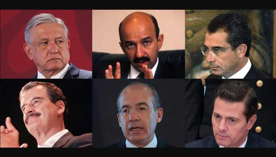 AMLO, Salinas, Zedillo, Fox, Calderón y EPN con denuncias penales