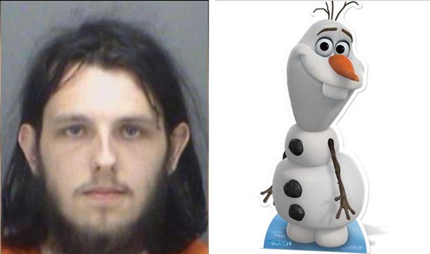 Lo arrestan por arremeter sexualmente contra Olaf