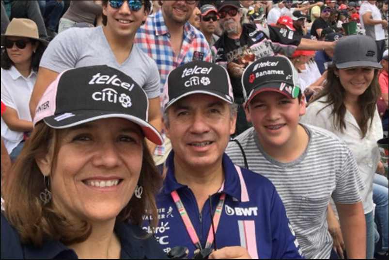 Felipe Calderón y Margarita Zavala, fieles seguidores de la Fórmula 1