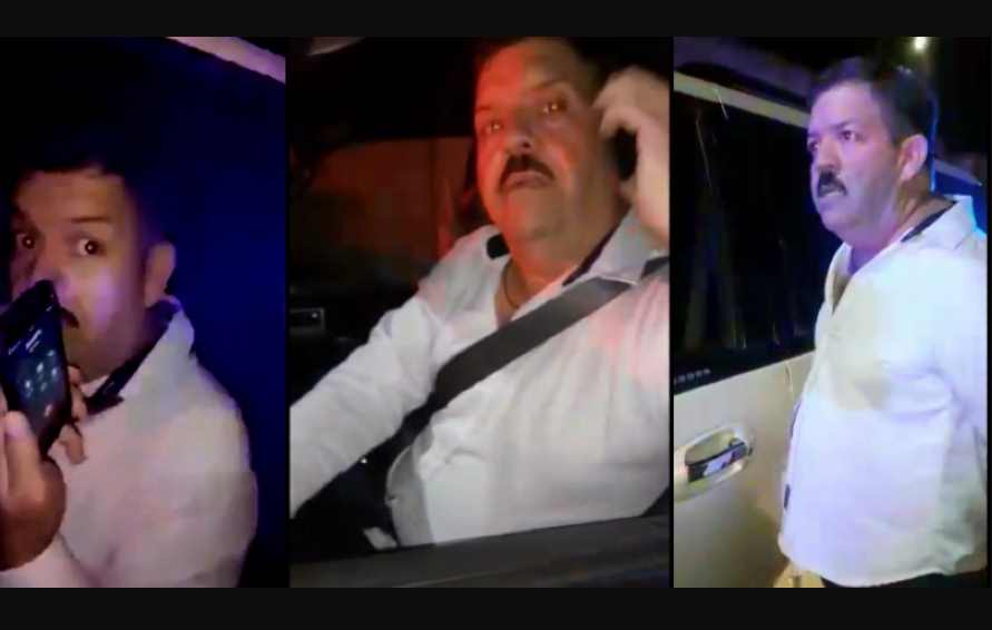 VIDEO:Exalcalde priista de Salinas Victoria queda exhibido tras protagonizar pelea con policías
