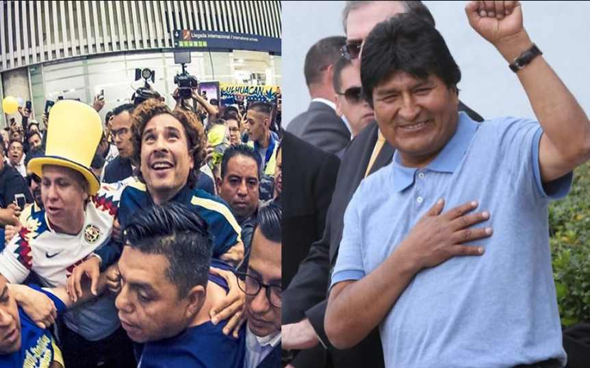 Prensa internacional confunde recibimiento a Memo Ochoa con arribo de Evo Morales