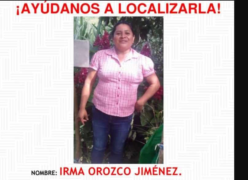Buscan a Irma Orozco se extravió en la comunidad de San Andres Teotilálpam, Oaxaca