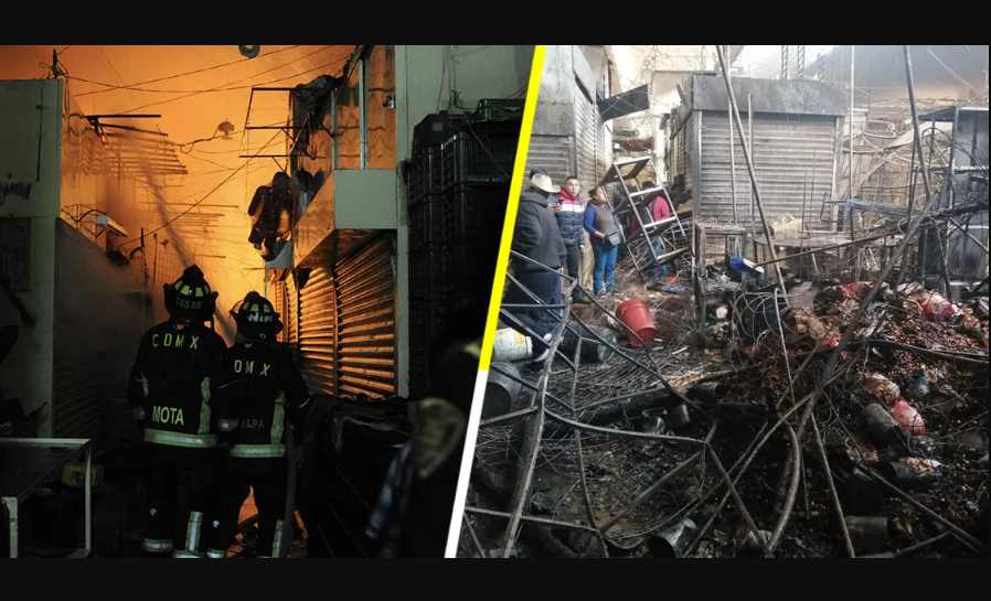 “Diablitos” habrían provocado incendio en Mercado de la Merced