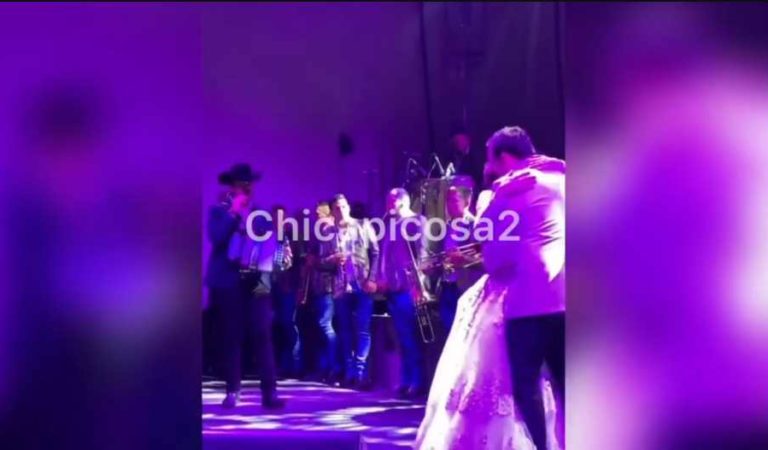 Julión Álvarez y Calibre 50 cantaron en la lujosa boda de Grisel Guzmán, hija de ‘El Chapo’ Guzmán | video