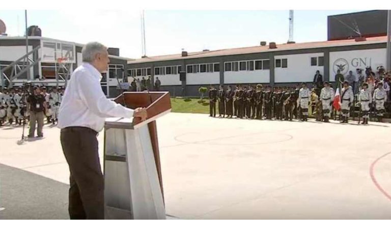 AMLO inaugura instalaciones de Guardia Nacional en Michoacán