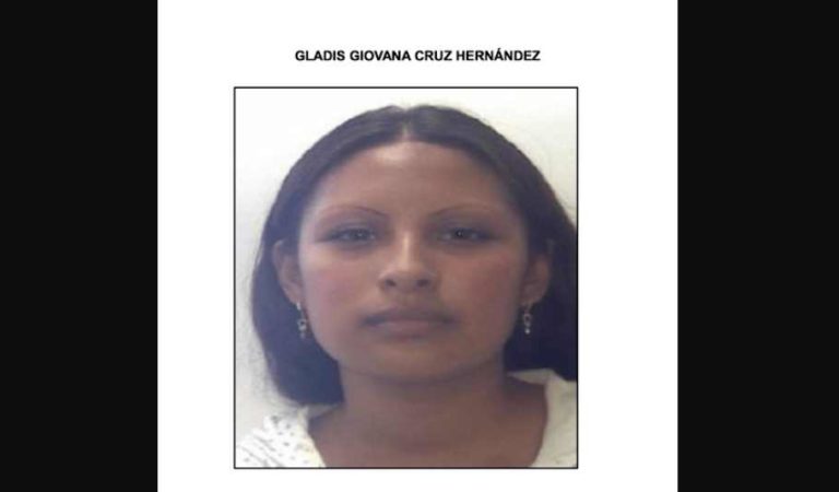 ‘Huyó hace días’; ella es Gladis Giovana, presunta secuestradora de Fátima