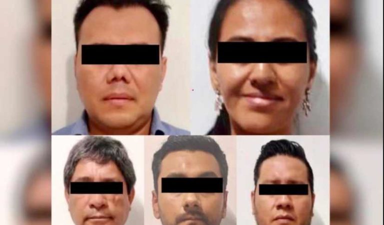 Por actos de corrupción y tráfico de influencias detuvieron a cinco ex funcionarios de Chiapas