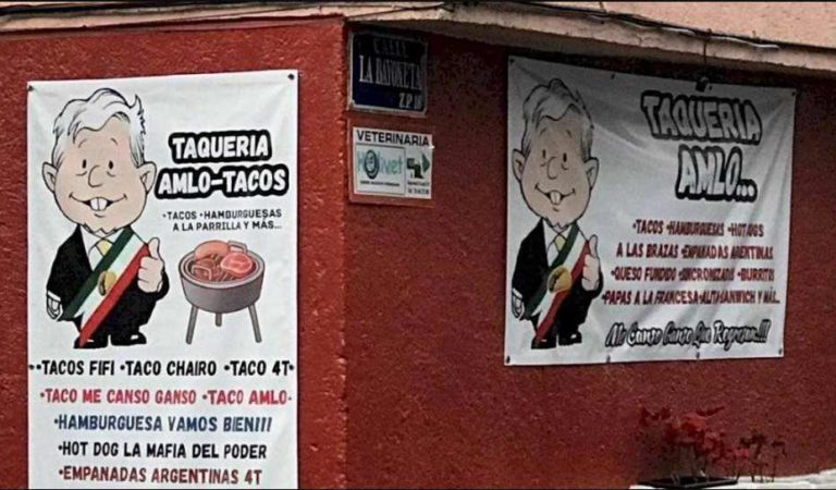 Taquería estrena los “AMLO-Tacos” en la Ciudad de México