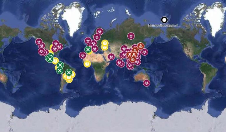 Coronavirus: Así va avanzando en el mundo (Mapa Interactivo)