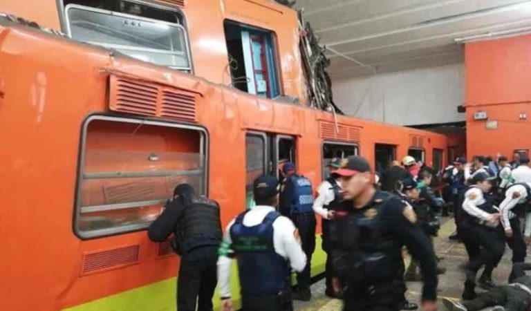 Choque en Metro Tacubaya; suspenden servicio en 4 estaciones