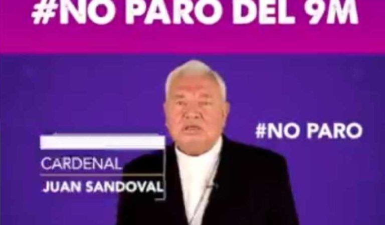 ‘Es peor el aborto que el maltrato a la mujer’… cardenal Sandoval Íñiguez se opone al 9M y lo tunden en redes | VIDEO