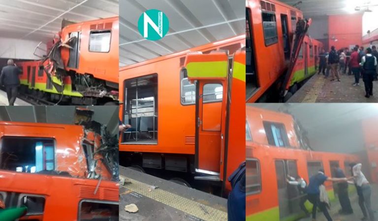 Este sería el motivo del choque de trenes en Metro Tacubaya