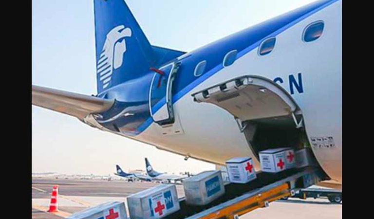 Aeroméxico y Cruz Roja se unen contra el coronavirus; trasladarán equipo médico