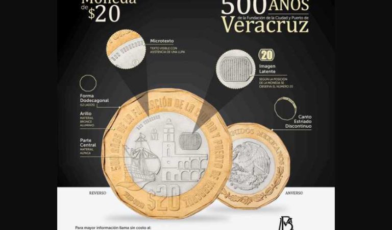 Banxico anuncia moneda de 20 pesos con nuevas características | FOTOS