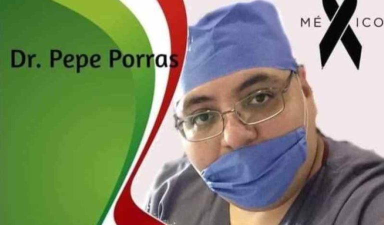 Muere de Covid-19 Pepe Porras, doctor de Tepito que no quiso abandonar a sus pacientes
