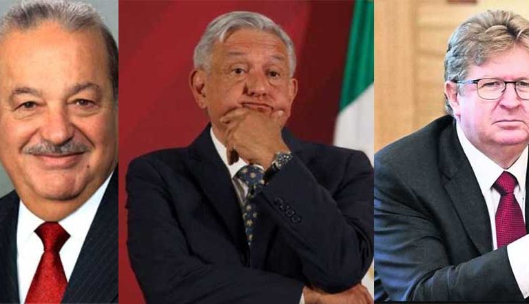 Carlos Slim, Alberto Baillères y Germán Larrea apoyan plan económico de AMLO ante Covid-19