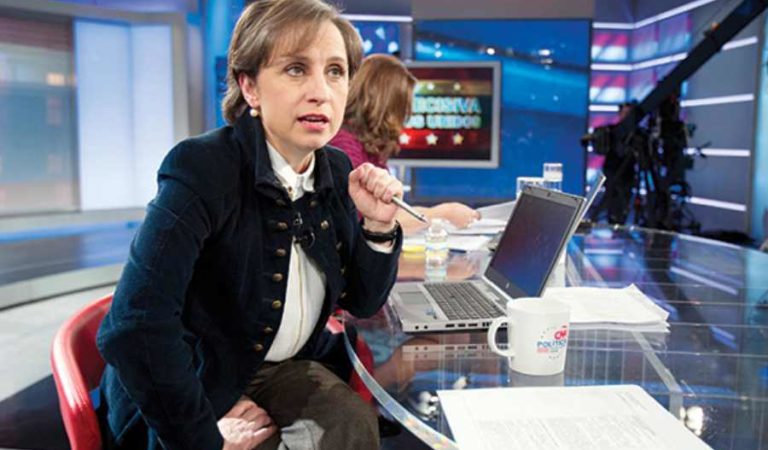 Aristegui responde a Calderón por defender a Loret: ‘ le falta cara y memoria’