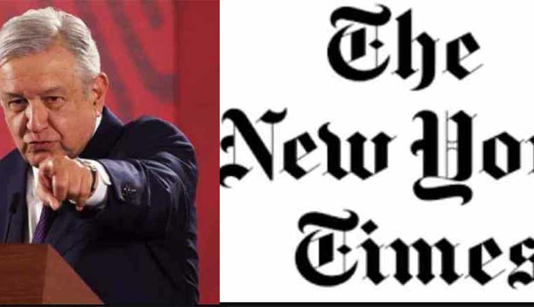 López Obrador sobre The New York Times
