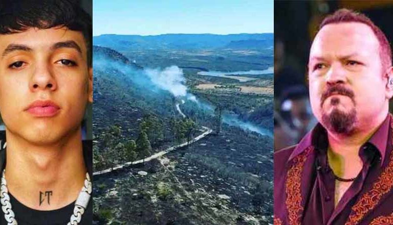 En redes culpan a Natanael Cano por incendio en rancho de Pepe Aguilar