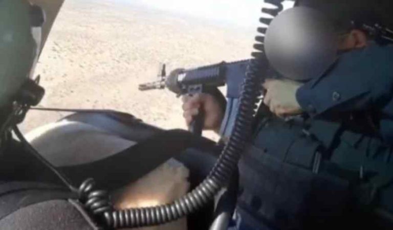 Comando intenta derribar helicóptero de la policía en Sonora; detienen a 3 (video)
