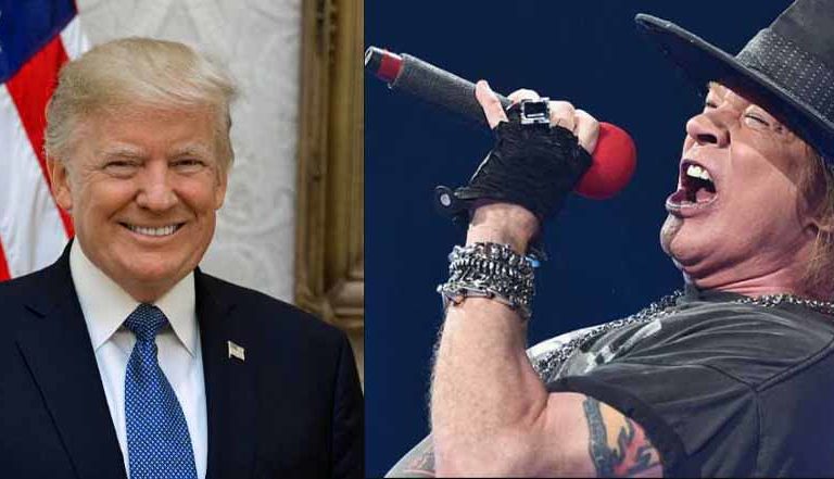 ‘Tu fomentas el odio y la anarquía’: Axl Rose arremete contra Donald Trump
