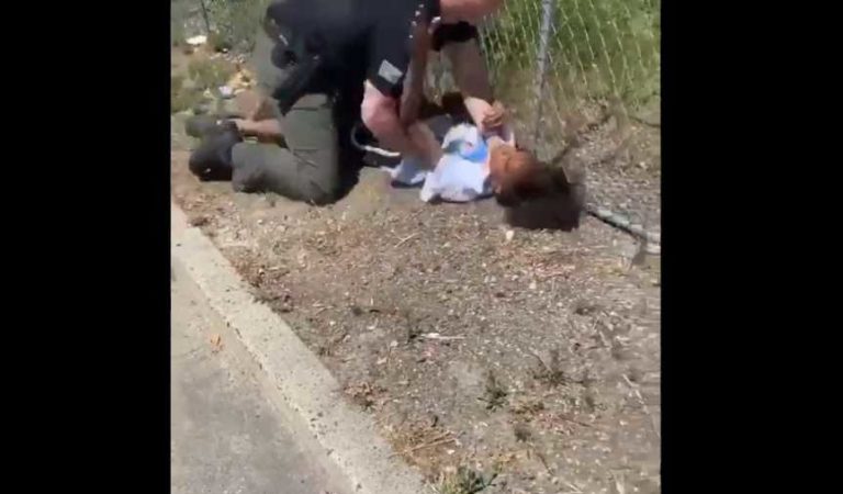 Ahora en California Policía somete a golpes a afroamericano de 14 años (video)