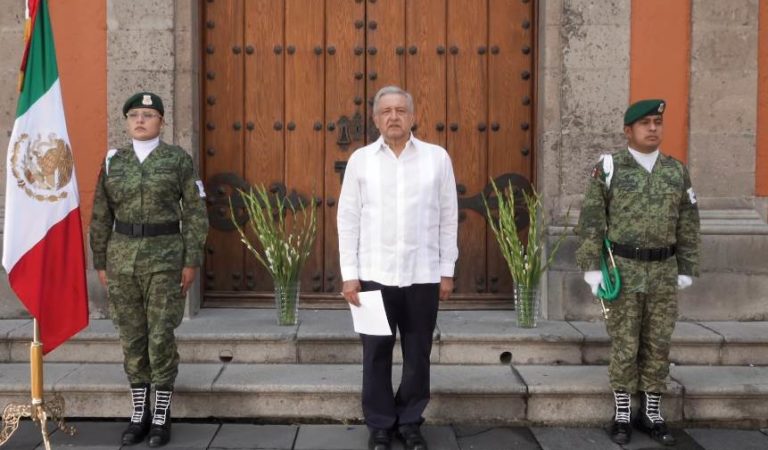 López Obrador rinde homenaje a víctimas del Coronavirus