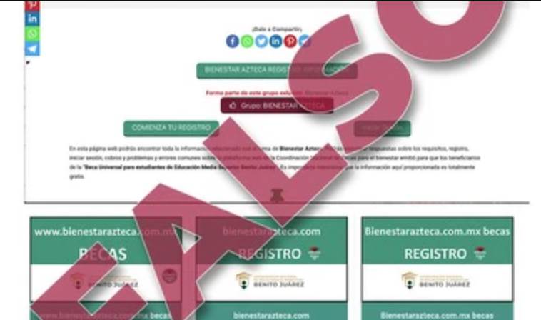 Becas Benito Juárez: Alertan fraude en plataforma que ofrece registro
