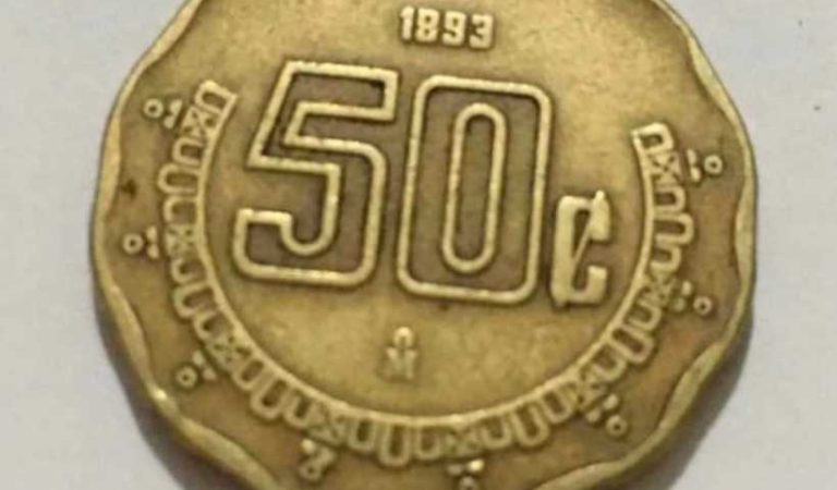 Monedas de 50 centavos podrían venderse en más de 3 mil pesos