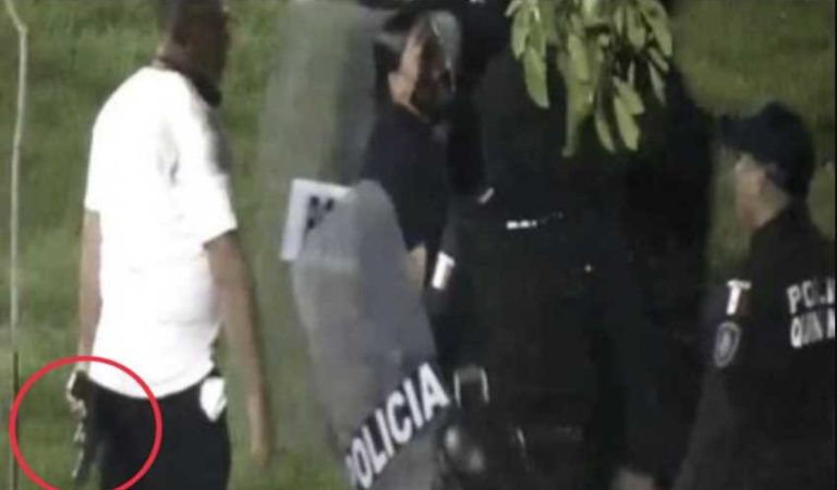 Policía vestido de civil habría disparado durante protestas en Cancún