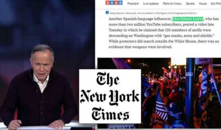 The New York Times exhibe a Ciro Gómez Leyva por difundir ‘Fake News’