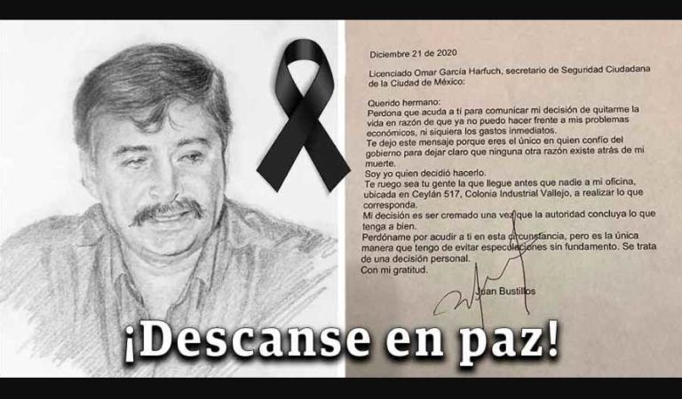 Director del semanario ‘Impacto’ se suicida por problemas económicos; deja carta a García Harfuch