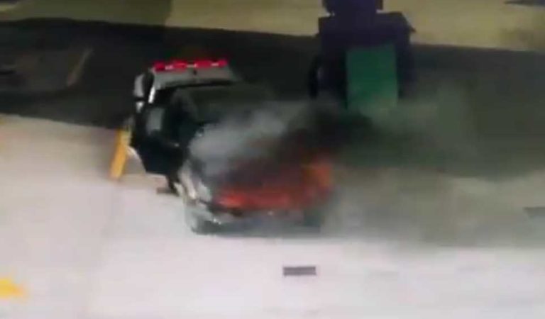 Guardia Nacional arriesga su vida y evita explosión en gasolinera de Tlaxcala | VIDEO