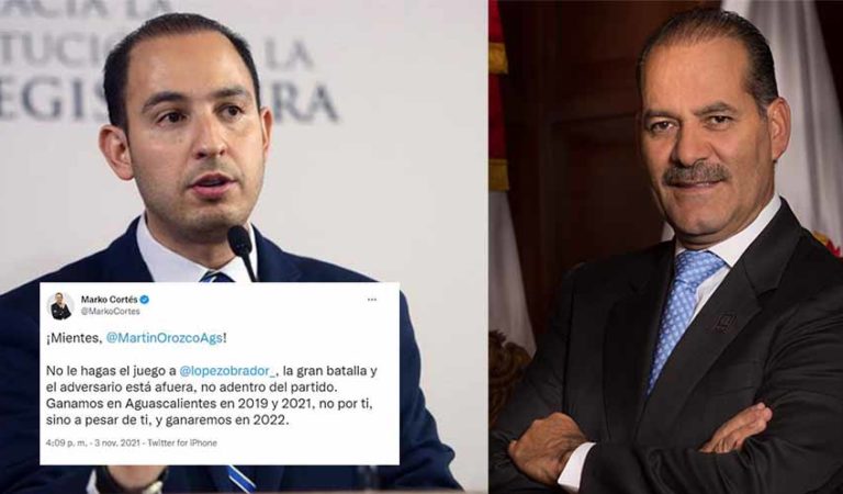 ¡Pelea de panistas! Marko Cortés llama mentiroso a gobernador de Aguascalientes